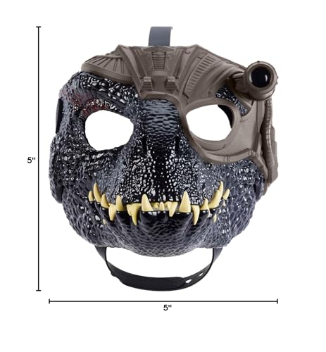 Mattel Jurassic World Indoraptor mask in gift-ready packaging