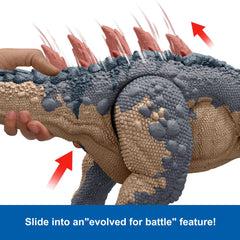 Mattel Jurassic World Mapusaurus authentic habitat-inspired deco adds display-worthy presence on shelves.
