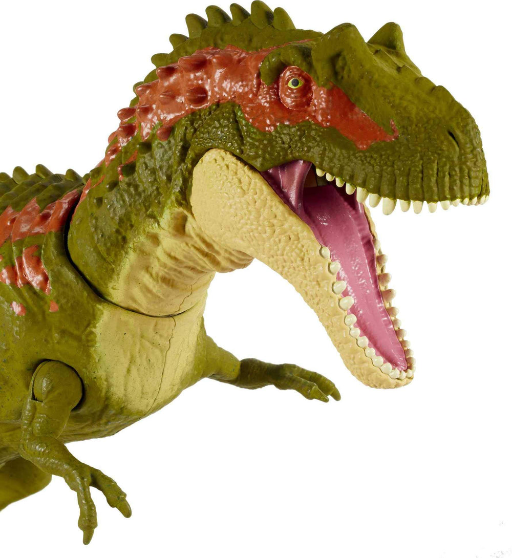 Mattel action figure with detailed color and texture for realistic dinosaur play.