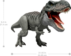Mattel Jurassic World Rebirth Power Devour T. rex display-ready battle pose
