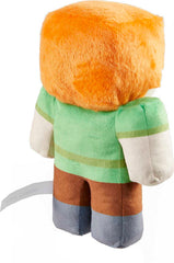 Mattel Minecraft Alex plush face detail with pixelated charm.