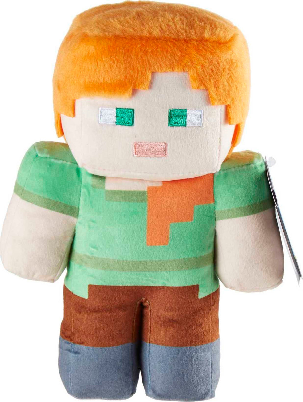 Gift-ready Minecraft Alex plush, ideal for kids and collectors.