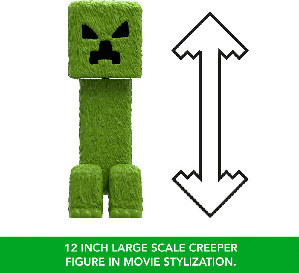 Mattel Minecraft Creeper articulation points highlight easy posing for storytelling