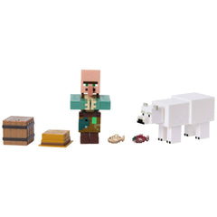 Mattel Minecraft 2-pack includes accessory weapon for adventures.