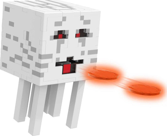 Mattel Minecraft Fireball Ghast figure in dynamic pose for imaginative play and display.