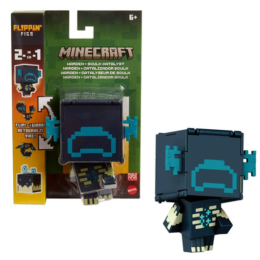 Mattel Minecraft Flippin' Figs head panel flip reveals alternate character for double play