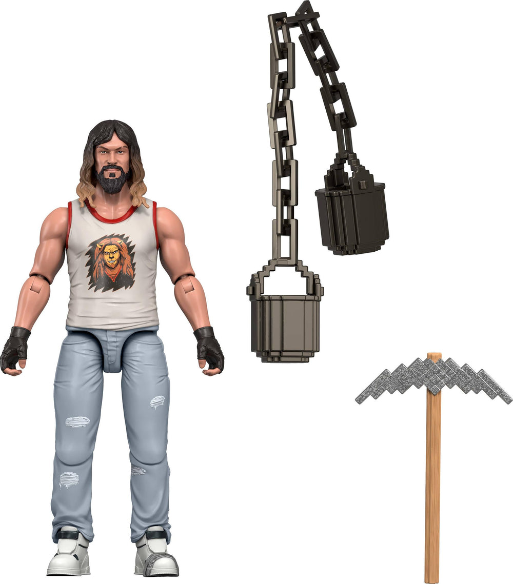 Mattel Minecraft Garrett figure in portal pose for imaginative play