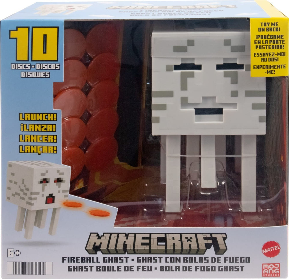 Mattel Minecraft Ghast collectible gift pack ideal for fans and collectors.
