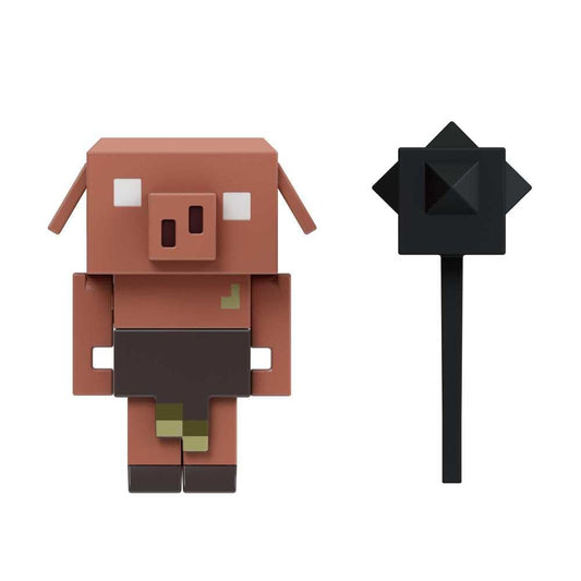 Mattel Minecraft Legends Piglin Runt attack figure ready for dramatic play.