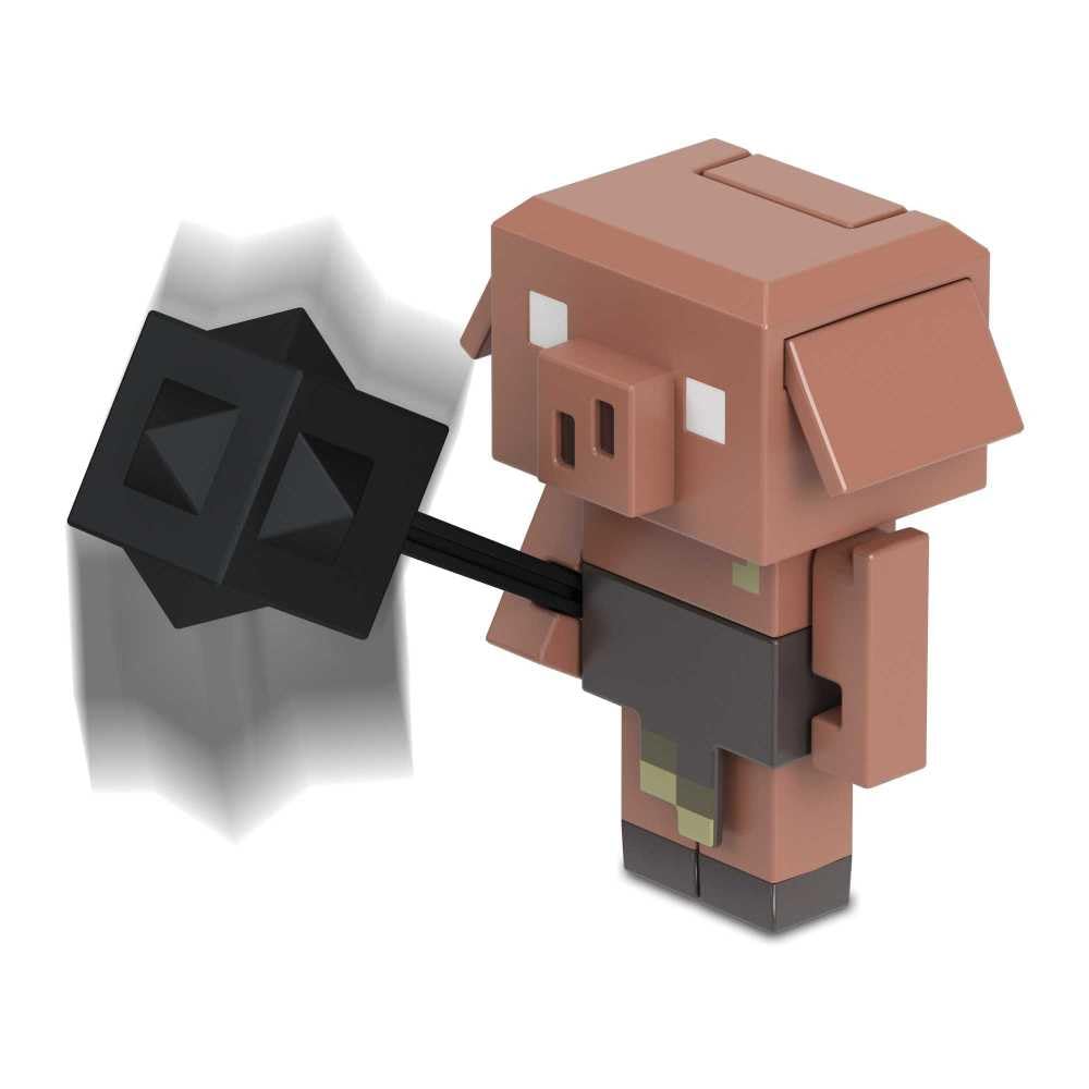 Front view shows faithful Minecraft Legends styling and pixel art details.