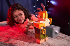 Mattel Minecraft Legends Portal Guard slam attack pose for dynamic play