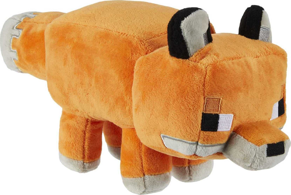 Mattel Minecraft plush 8-inch doll crafted from mixed fabrics for tactile, immersive play.