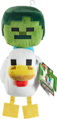Mattel Minecraft Plush Zombie Chicken Jockey ideal for giftable seasonal gifting and shelf display.