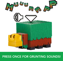 Mattel Minecraft Sniffer action with sounds button for interactive storytelling.