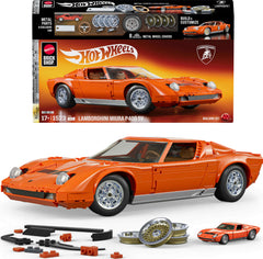 Mattel Lamborghini Miura front view showing authentic styling and display appeal