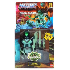 Mattel MOTU Origins Necro-Conda trading card adds story context to collection.