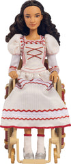 Nessarose jeweled slippers complete the sparkling outfit