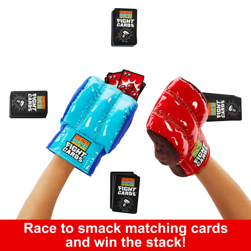 Rock Em Sock Em Fight Cards deck used to trigger matches