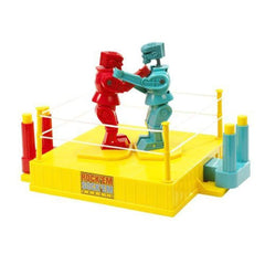 Mattel Rock 'Em Sock 'Em Robots game in arena duel for family fun.