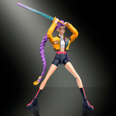 Mattel Rumi Four Tiger Sword accessory demonstrating action-ready posing