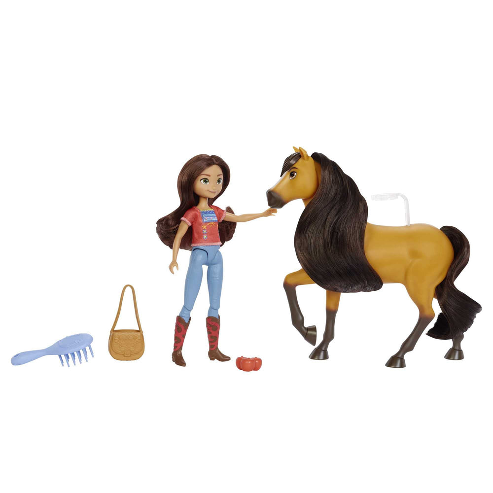Spirit horse, 8in, with soft mane for grooming play and styling.