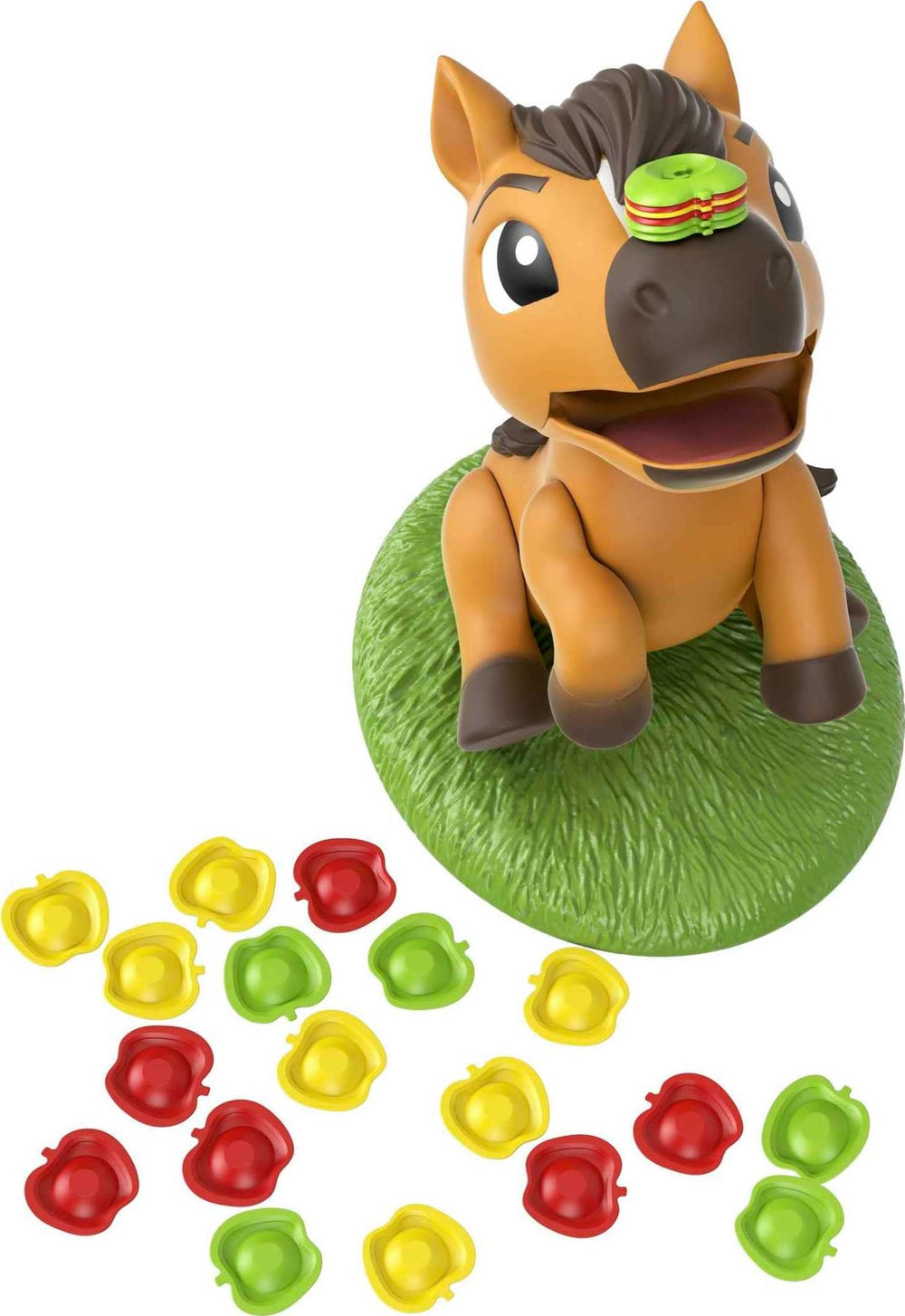 Mattel Spirit Stackin’ Apples: Spirit’s hoof as players press to earn apples.