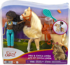 C-clip lets Pru sit on Chica Linda for dynamic posing