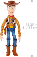 Mattel Toy Story Woody fabric western shirt and jeans reflect movie-inspired styling