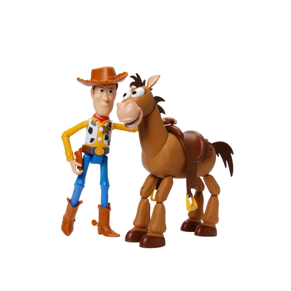 Authentic Woody in saddle pose highlighting dynamic storytelling potential.