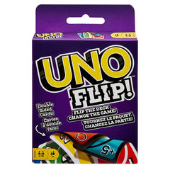 Mattel Uno Flip double-sided deck ready to flip and redraw the game