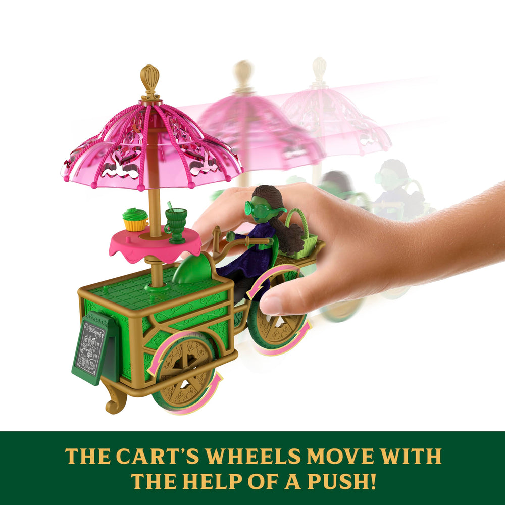 Mattel Wicked dessert cart umbrella spins for dynamic play