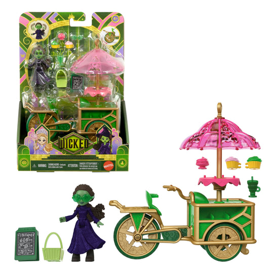 Mattel Wicked Emerald City dessert cart for imaginative play and city adventures