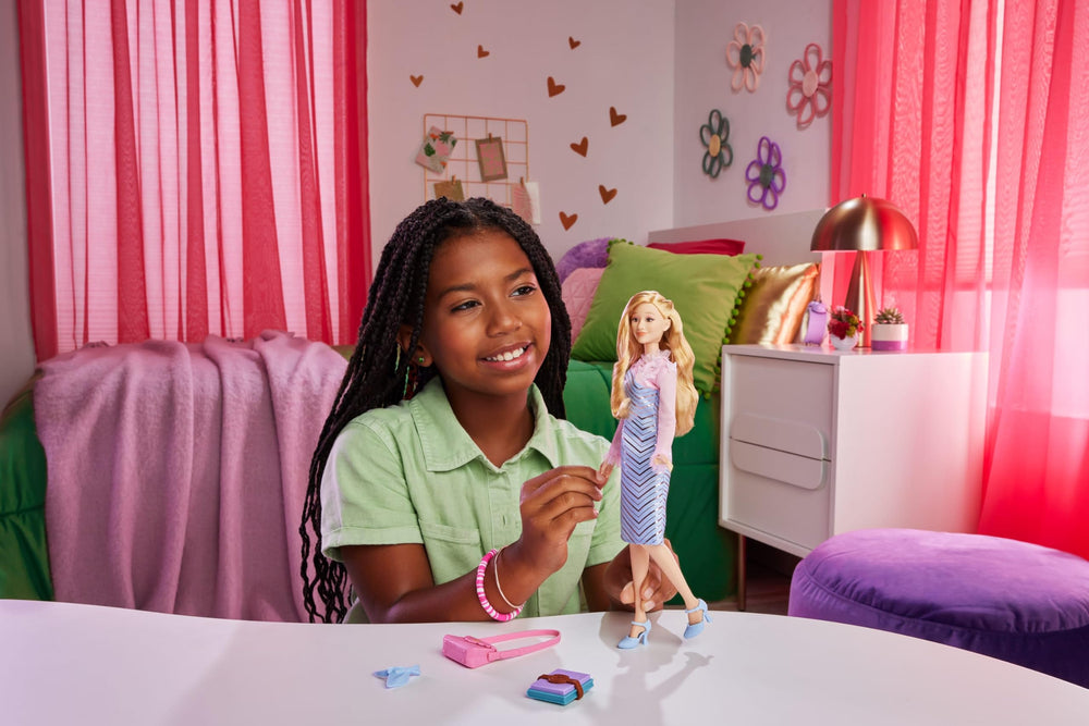 Mattel Wicked Glinda with blue striped dress for Shiz University role play