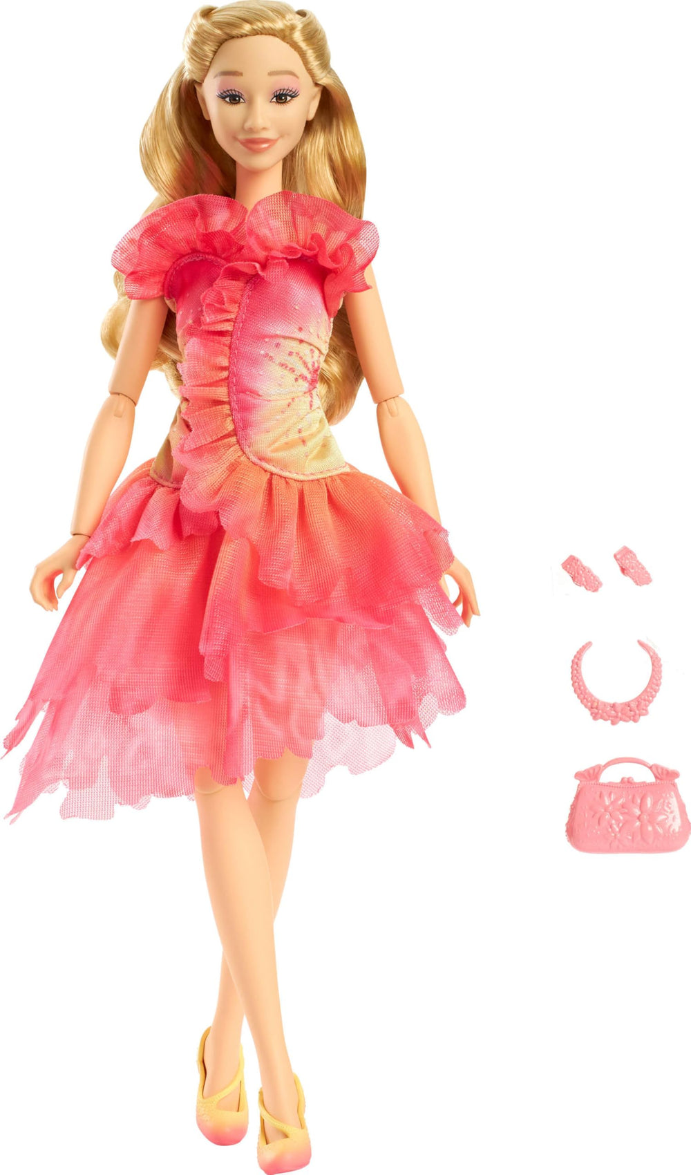 Mattel Wicked Glinda doll with long blonde hair for styling options