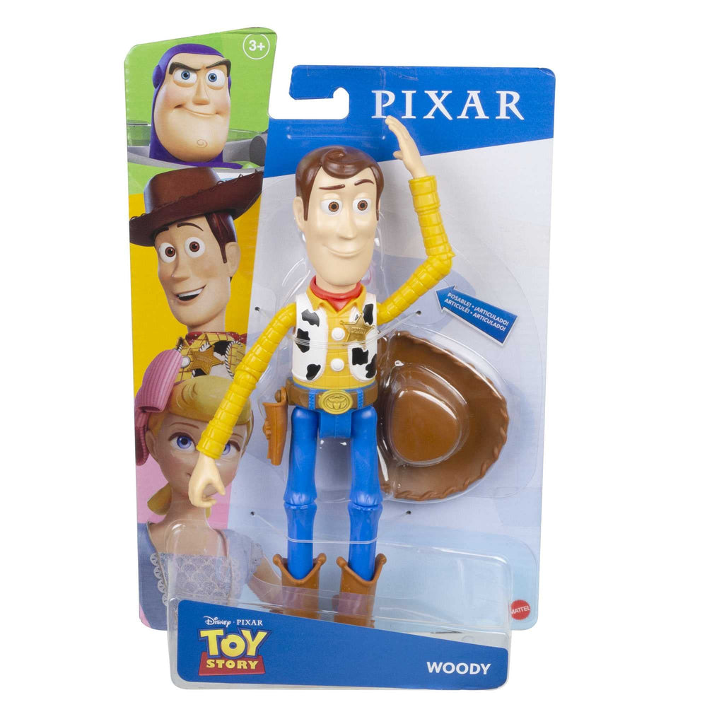 Mattel Woody toy for imaginative play and display with other Pixar figures.
