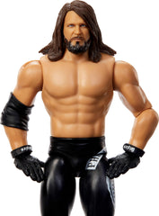 Mattel WWE AJ Styles action figure TrueFX face detail for lifelike look