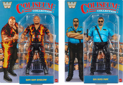 Mattel WWE Big Boss Man front-view figure with authentic ring gear.