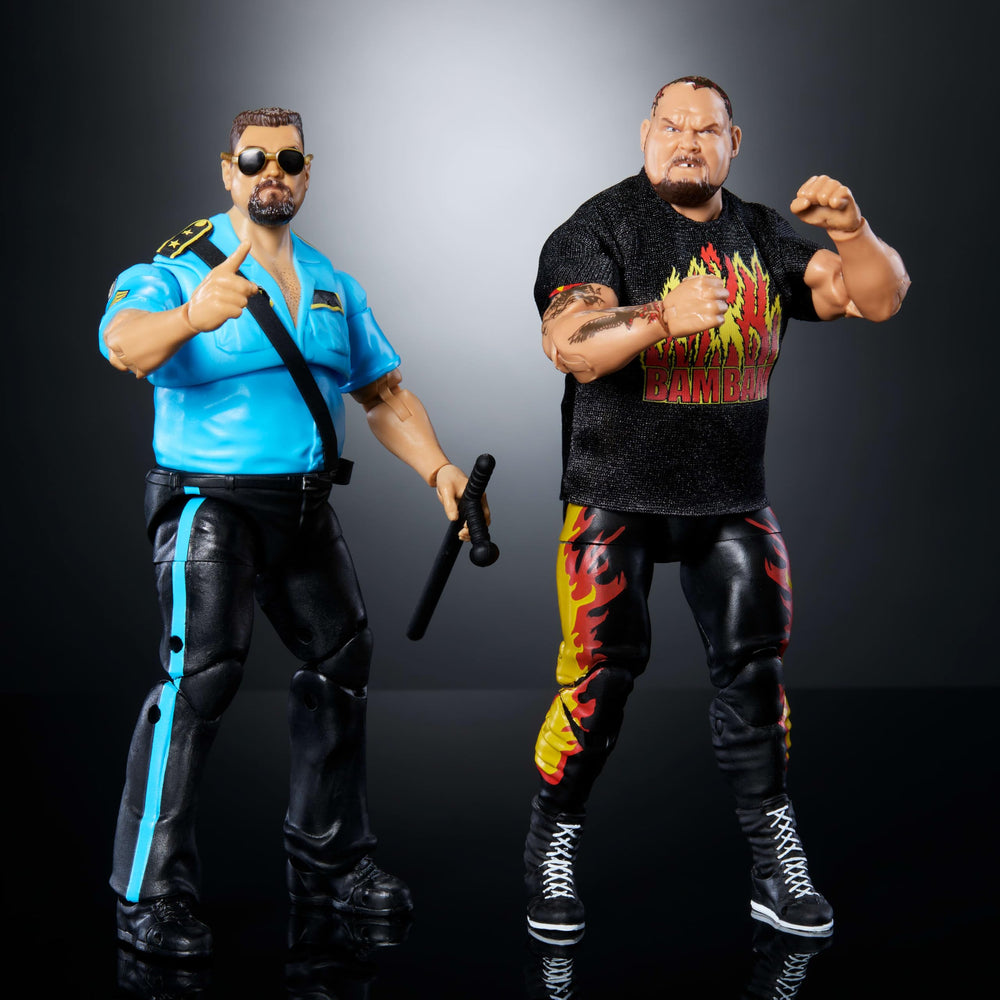 Mattel WWE TrueFX detailing enhances lifelike facial features.