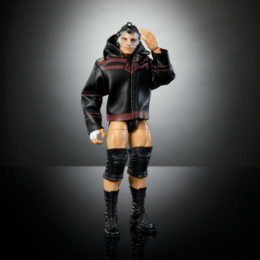 Cody Rhodes Elite figure with swappable hands for versatile posing.