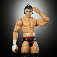 Mattel Cody Rhodes TrueFX detailing highlights lifelike facial features.