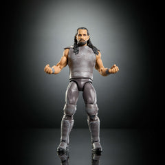 Mattel WWE Elite Seth Rollins figure shows deluxe articulation for authentic posing.