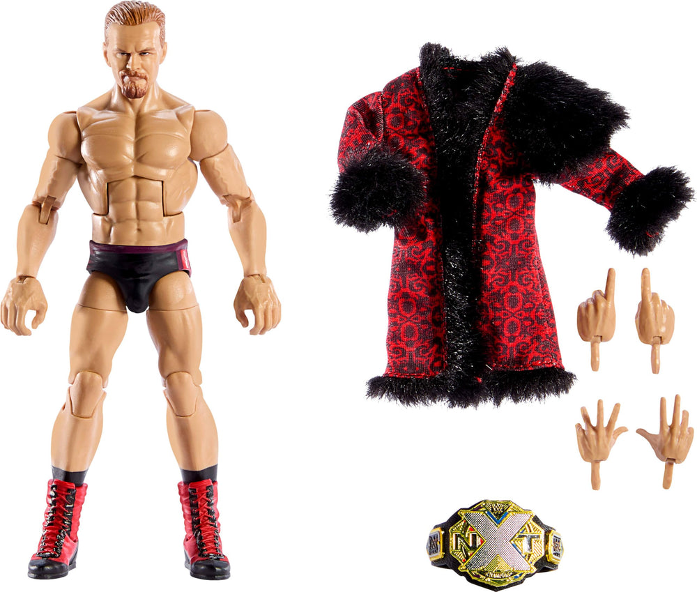 Mattel WWE Elite Ilja Dragunov figure in dynamic pose for display and play