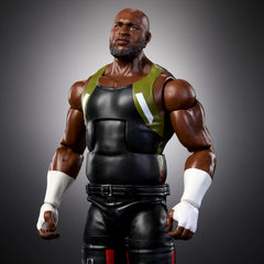 Mattel WWE Elite interchangeable hands enable varied poses and dramatic entrances.