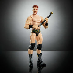 Mattel WWE Elite King Sheamus TrueFX detailing close-up