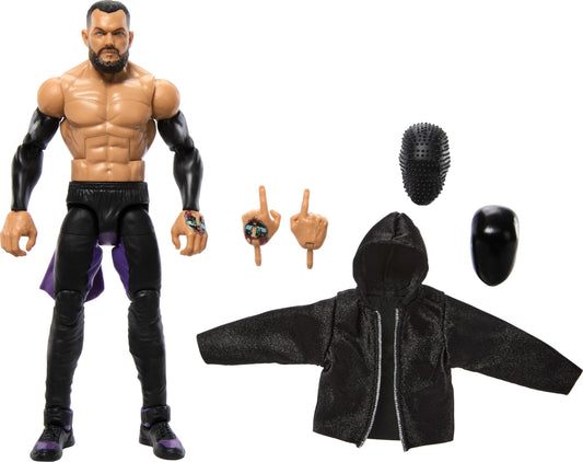 Mattel WWE Elite Finn Balor figure with 6-inch scale and TrueFX detailing for display