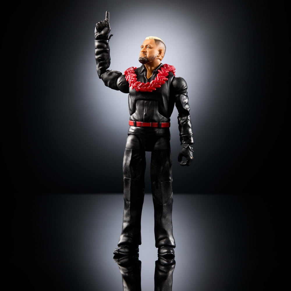 Mattel WWE Elite Solo Sikoa packaging displaying collectible figure concept