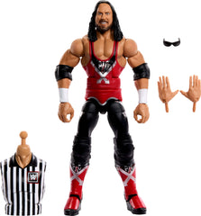 Mattel WWE Elite X-Pac figure front view with accessories for dynamic display.