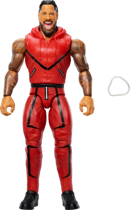 Mattel WWE Jimmy Uso action figure 6-inch with poseable joints for dynamic play.