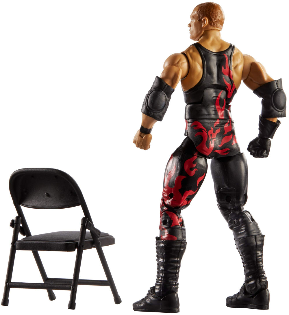 Mattel WWE Kane Elite figure True FX facial details for lifelike presentation