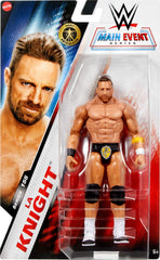 Mattel WWE LA Knight figure articulation points enable dynamic pose options.